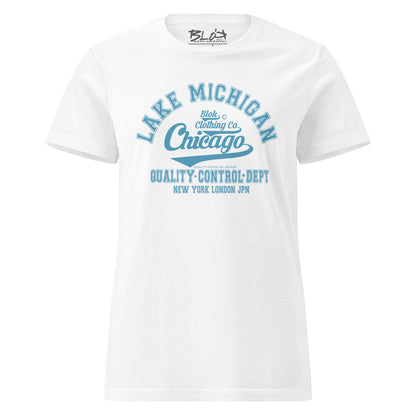 Chicago - 50 States - with Light Blue Print - Women's Slim Fit