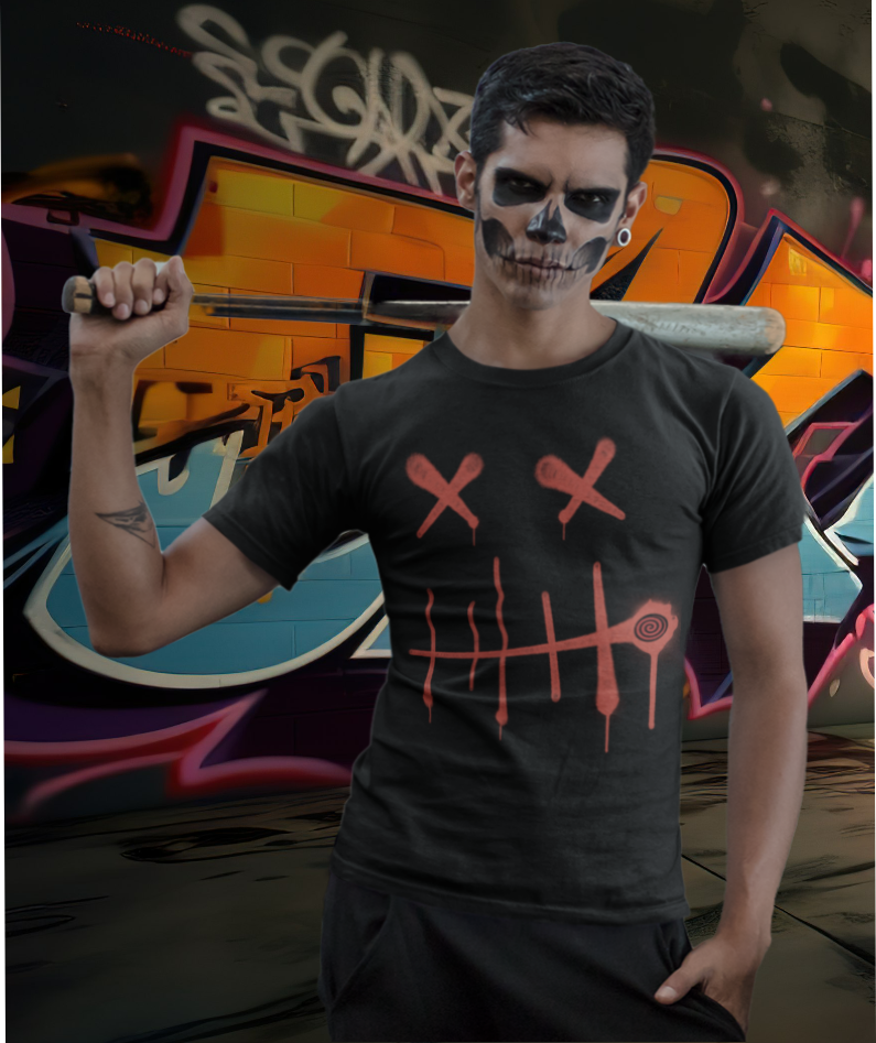 Stitch - Front Red Print - Classic Fit Men's